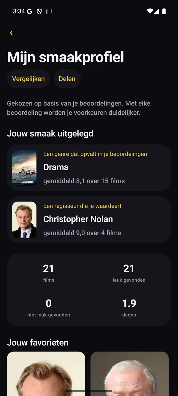 De genres, acteurs en regisseurs waar je van houdt.